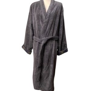 Barbour Men’s Gray Robe Cotton New S/M Heavyweight
